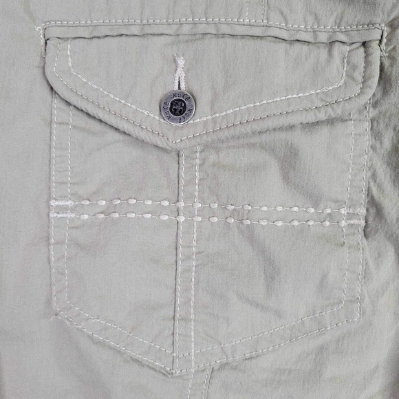 Kuhl Shorts Womens Size 12 Khaki Outdoors Hiking Cotton Nylon Stretch Drawstring - Picture 9 of 11
